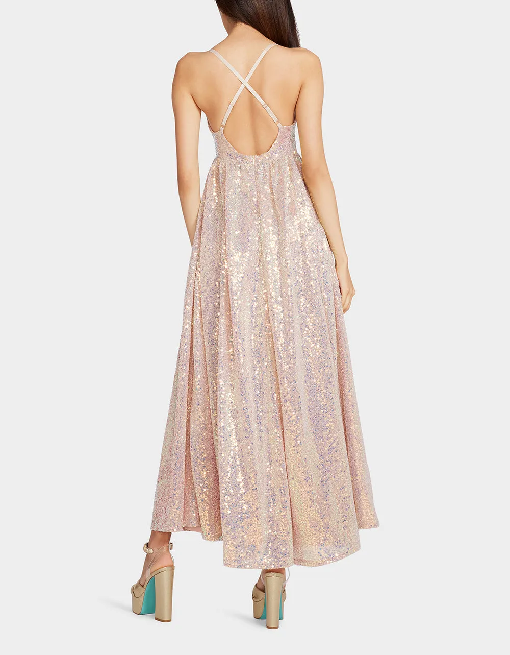 JAMES MAXI DRESS TAN sold by Betsey Johnson product image thumbnail 5