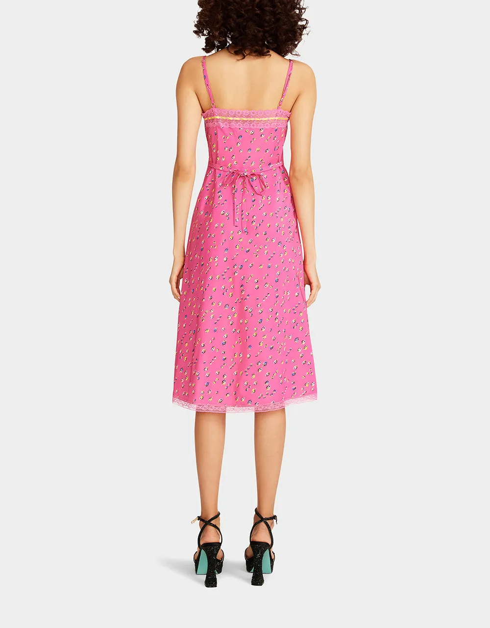 BETSEYS SLEEVELESS RIBBON DRESS PINK sold by Betsey Johnson product image thumbnail 3