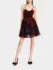 LUCIA MINI DRESS RED MULTI sold by Betsey Johnson