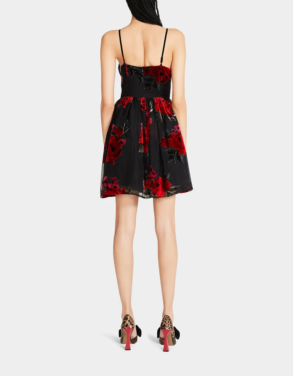 LUCIA MINI DRESS RED MULTI sold by Betsey Johnson product image thumbnail 5