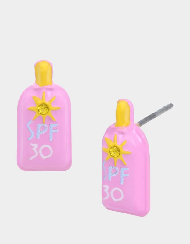 BETSEYS POOL PARTY SUNSCREEN STUDS PINK sold by Betsey Johnson