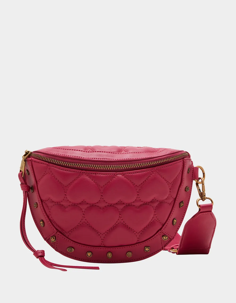 ICON STUD SLING BAG PINK sold by Betsey Johnson