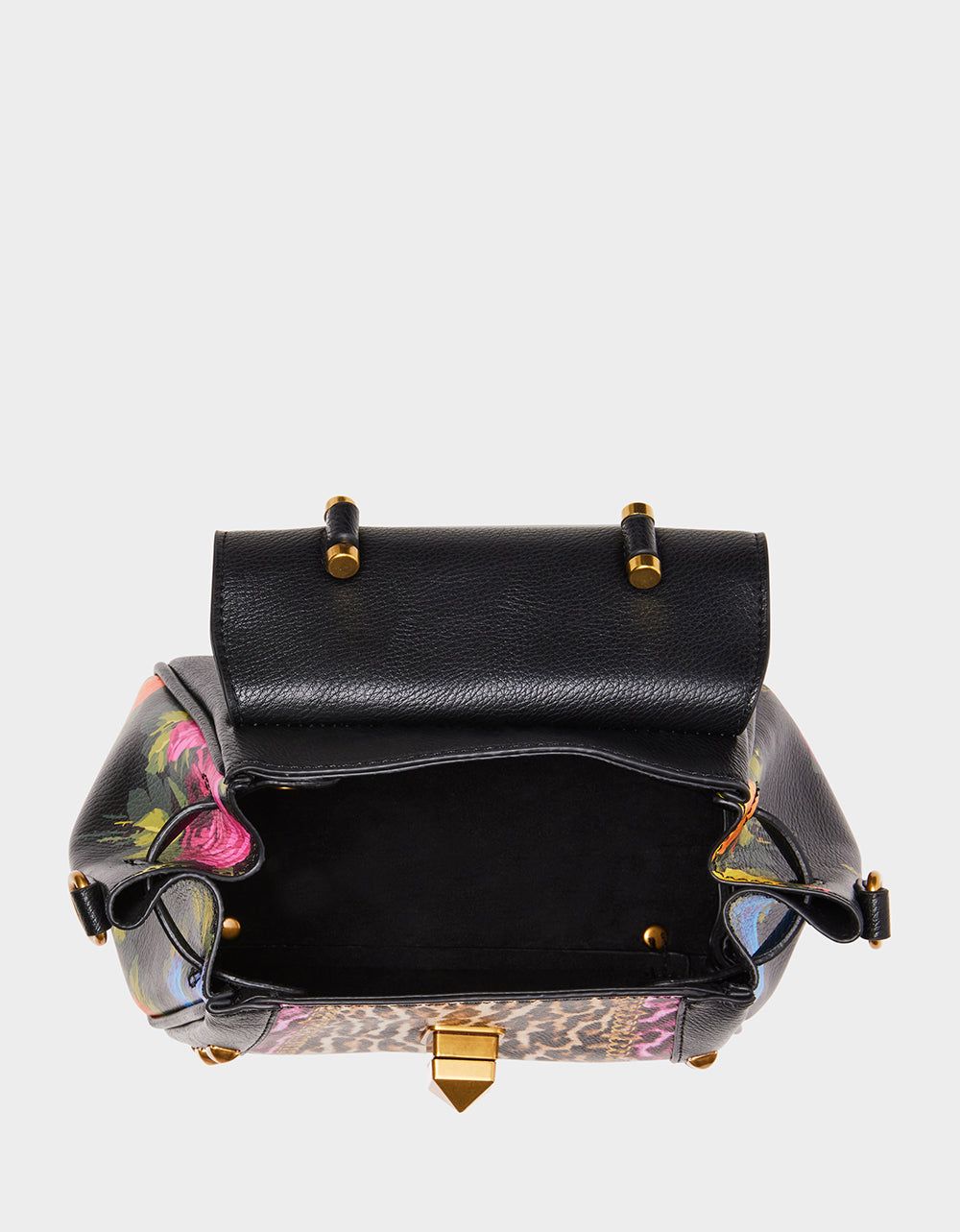 LEOPARD FLORAL SATCHEL MULTI sold by Betsey Johnson product image thumbnail 3