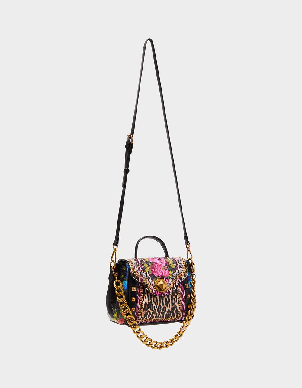 LEOPARD FLORAL SATCHEL MULTI sold by Betsey Johnson product image thumbnail 2