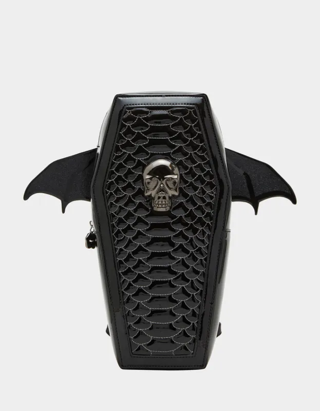 KITSCH BAT TO THE BONE BACKPACK BLACK sold by Betsey Johnson
