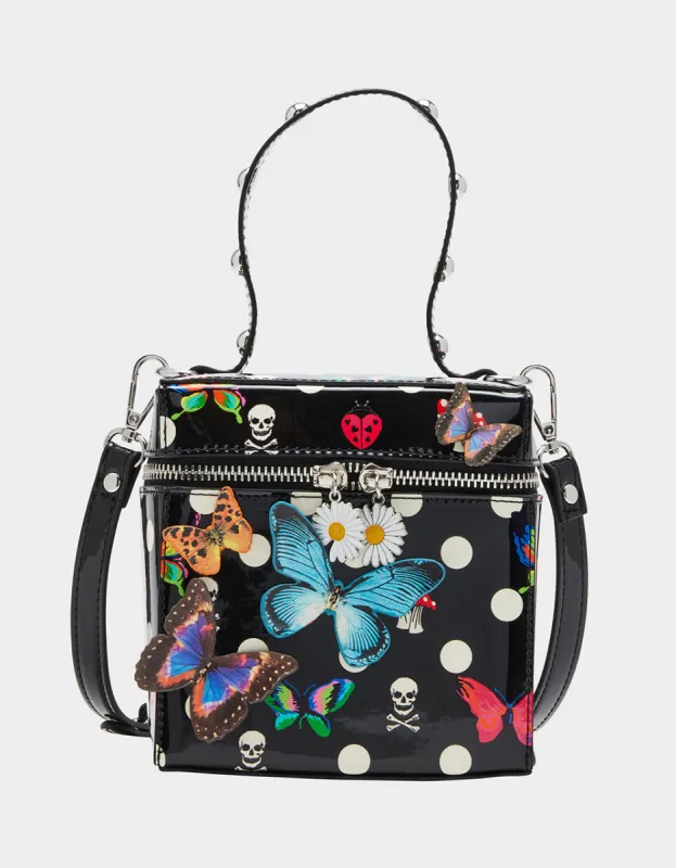 BUTTERFLY BOX BAG DOTS sold by Betsey Johnson