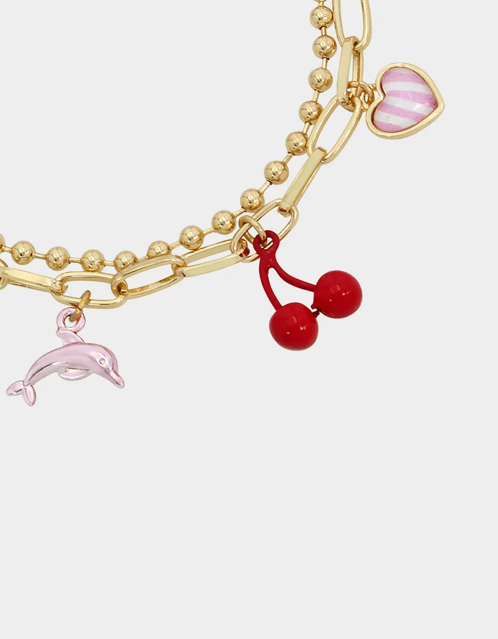 BETSEYS POOL PARTY DOLPHIN STRETCH BRACELET PINK sold by Betsey Johnson product image thumbnail 3