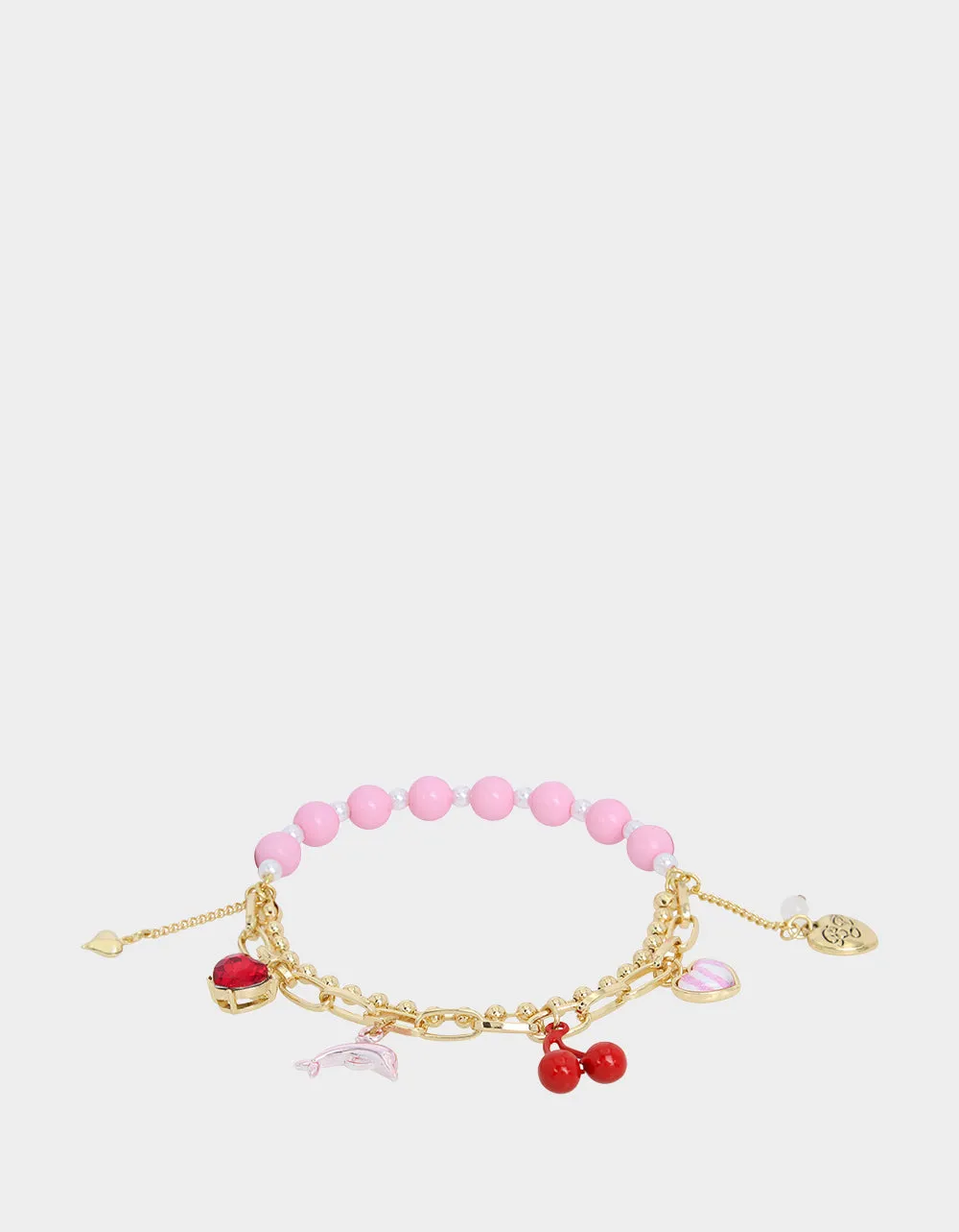 BETSEYS POOL PARTY DOLPHIN STRETCH BRACELET PINK sold by Betsey Johnson product image thumbnail 4