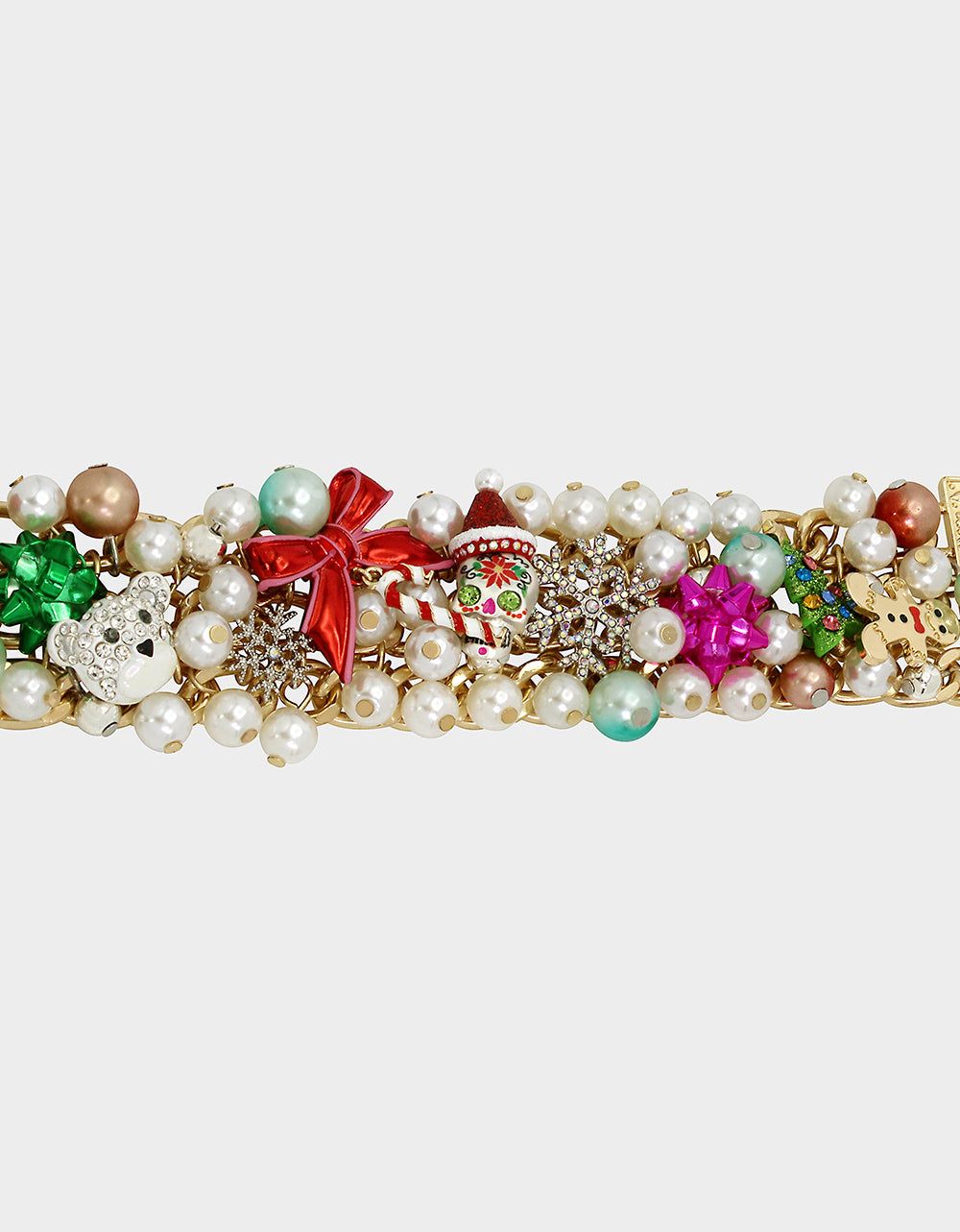 BETSEYS HOLIDAY CLUSTER BRACELET MULTI sold by Betsey Johnson product image thumbnail 2