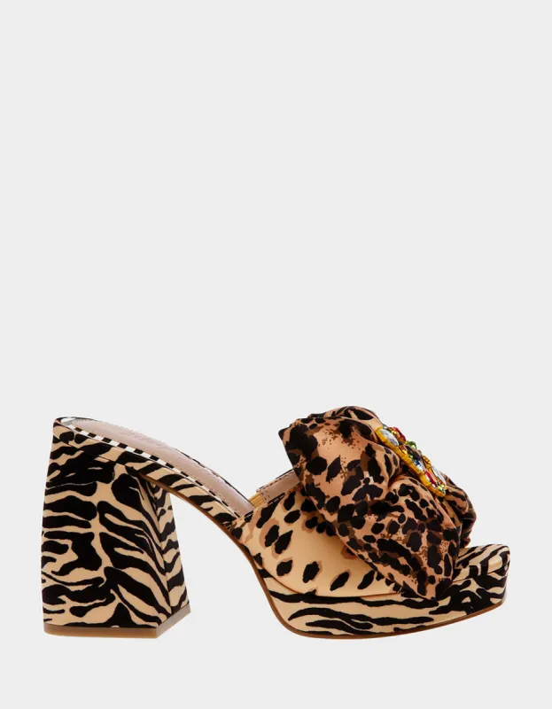 POSSIE LEOPARD MULTI | RE:LUV sold by Betsey Johnson