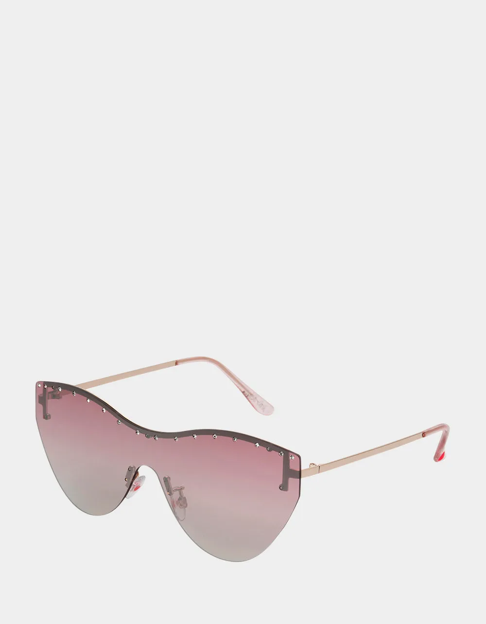 BETSEYS CURVED SHIELD SUNNIES PINK sold by Betsey Johnson product image thumbnail 3