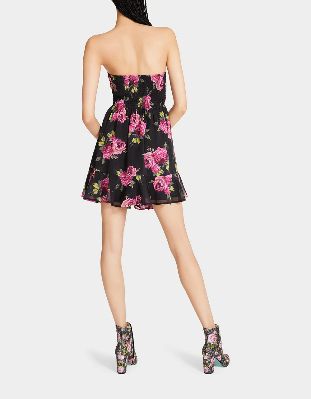 MARISSA MINI DRESS BLACK MULTI sold by Betsey Johnson product image thumbnail 3
