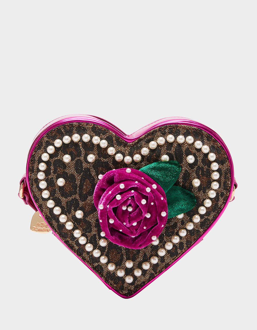 LEOPARD HEART CROSSBODY LEOPARD sold by Betsey Johnson