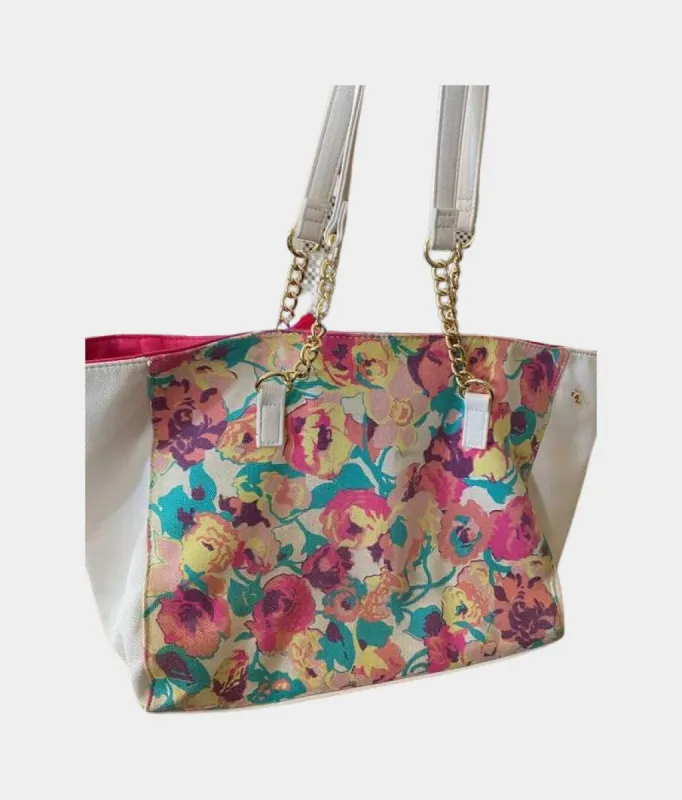 Butterfly and Rose Tote Bag | RE:LUV sold by Betsey Johnson