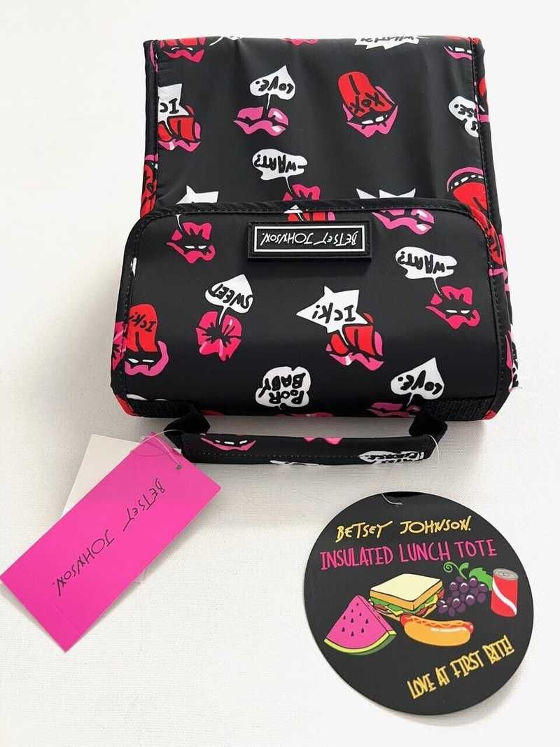 Betsey Johnson Insulated Flap Top Lunch Tote | RE:LUV sold by Betsey Johnson product image thumbnail 4