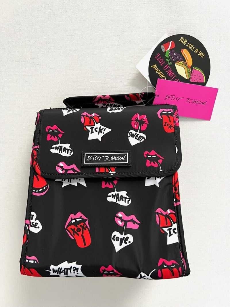 Betsey Johnson Insulated Flap Top Lunch Tote | RE:LUV sold by Betsey Johnson product image thumbnail 2