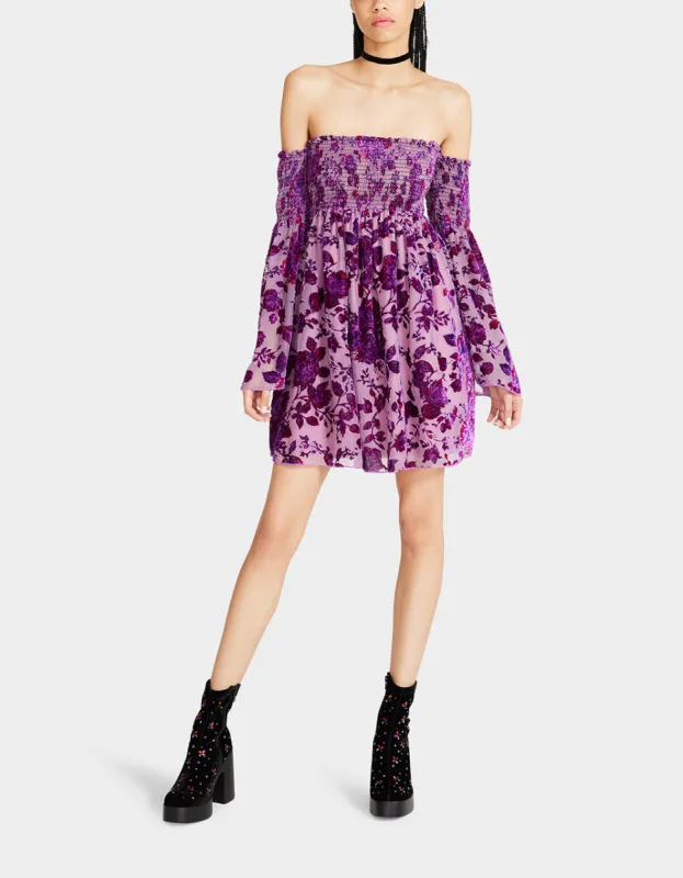 ESSIE MINI DRESS PINK sold by Betsey Johnson