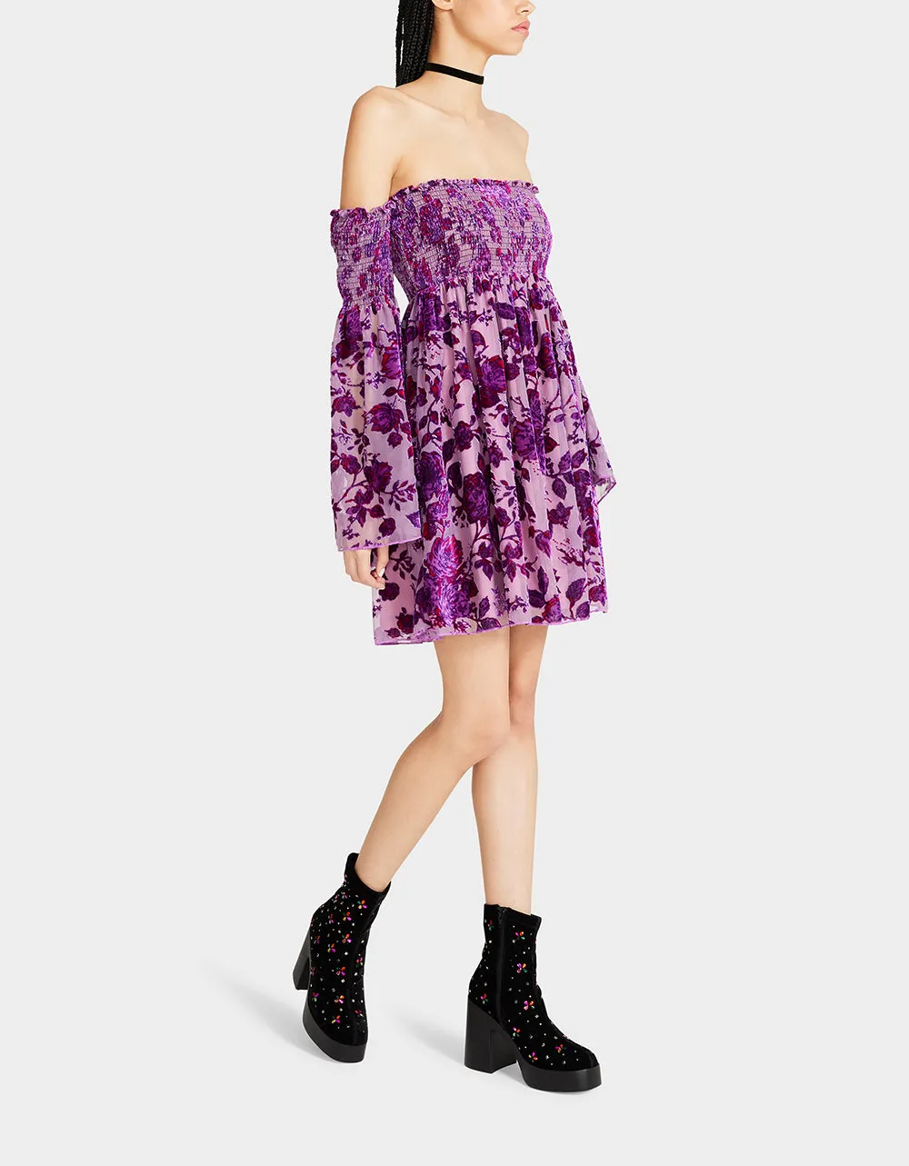 ESSIE MINI DRESS PINK sold by Betsey Johnson product image thumbnail 5