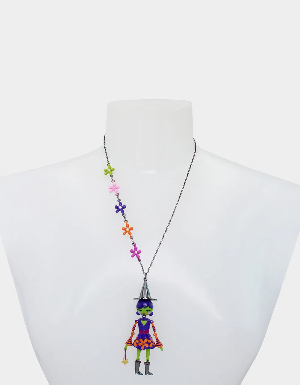 GHOUL FRIENDS WITCH LONG PENDANT MULTI sold by Betsey Johnson product image thumbnail 3