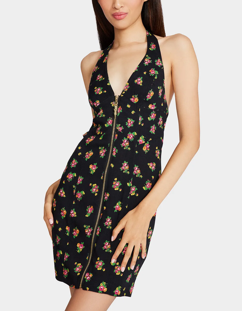 XENA MINI DRESS BLACK MULTI sold by Betsey Johnson product image thumbnail 3