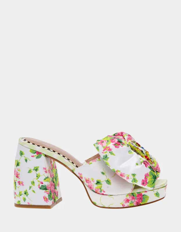 POSSIE WHITE MULTI | RE:LUV sold by Betsey Johnson