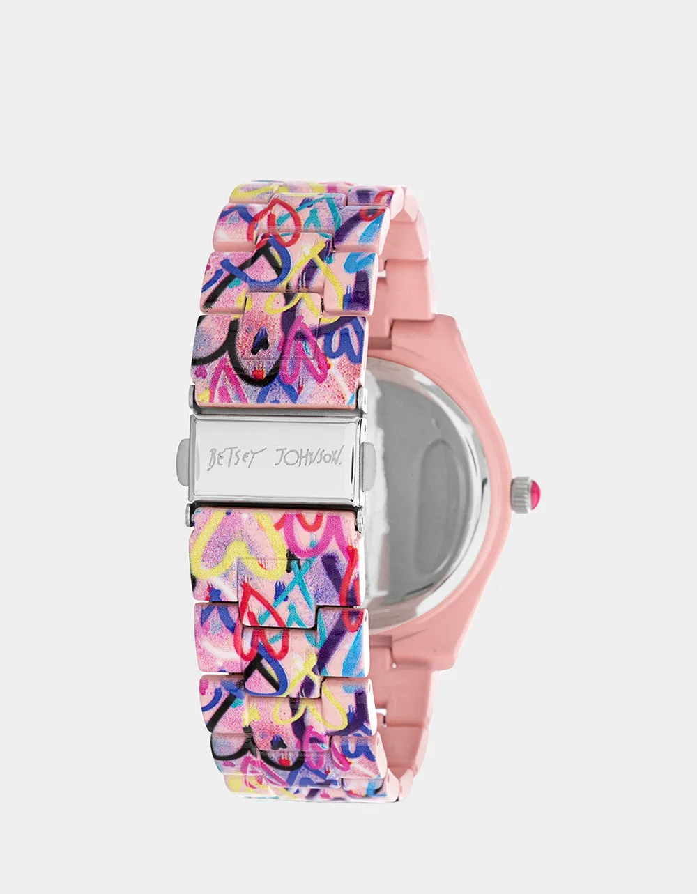 BETSEY TIME GRAFFITI HEARTS WATCH MULTI | RE:LUV sold by Betsey Johnson product image thumbnail 2