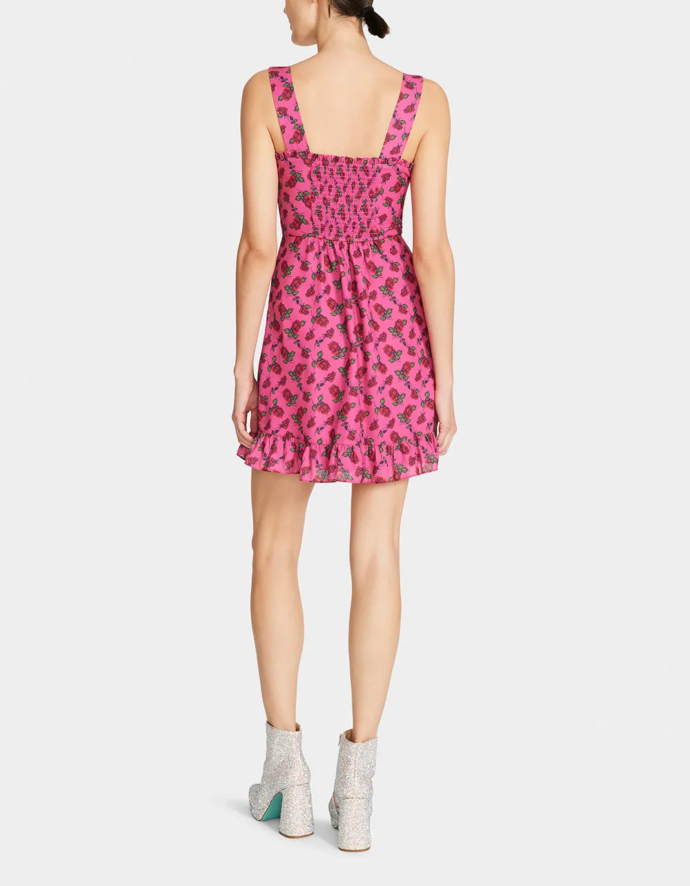 THORNS AND ROSES DRESS PINK sold by Betsey Johnson product image thumbnail 3