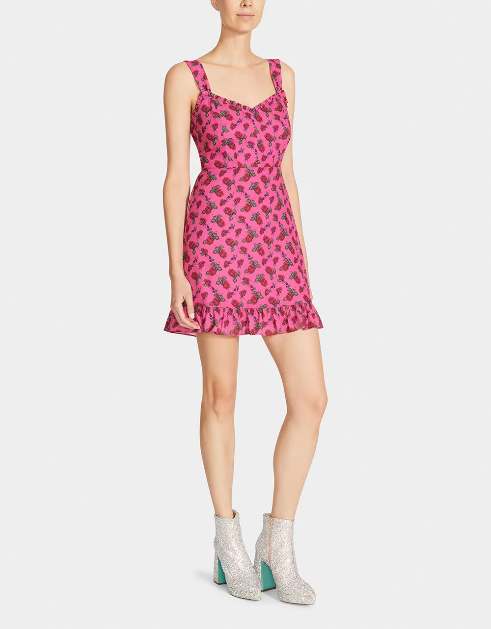 THORNS AND ROSES DRESS PINK sold by Betsey Johnson product image thumbnail 4