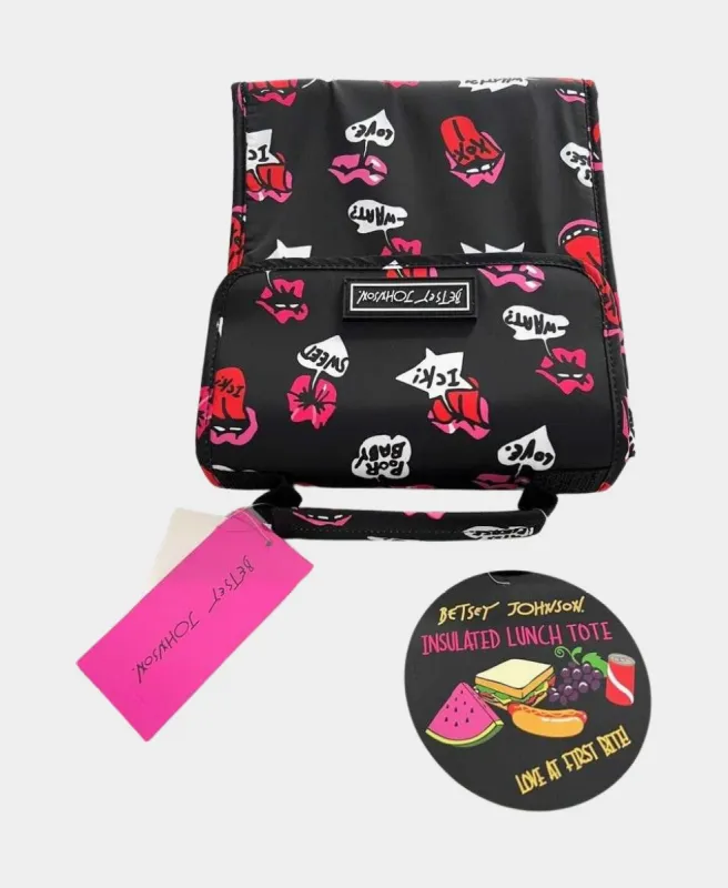 Betsey Johnson Insulated Flap Top Lunch Tote | RE:LUV sold by Betsey Johnson