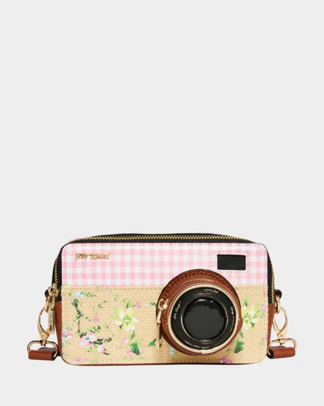 KITSCH OH SNAP CROSSBODY PINK | RE:LUV sold by Betsey Johnson