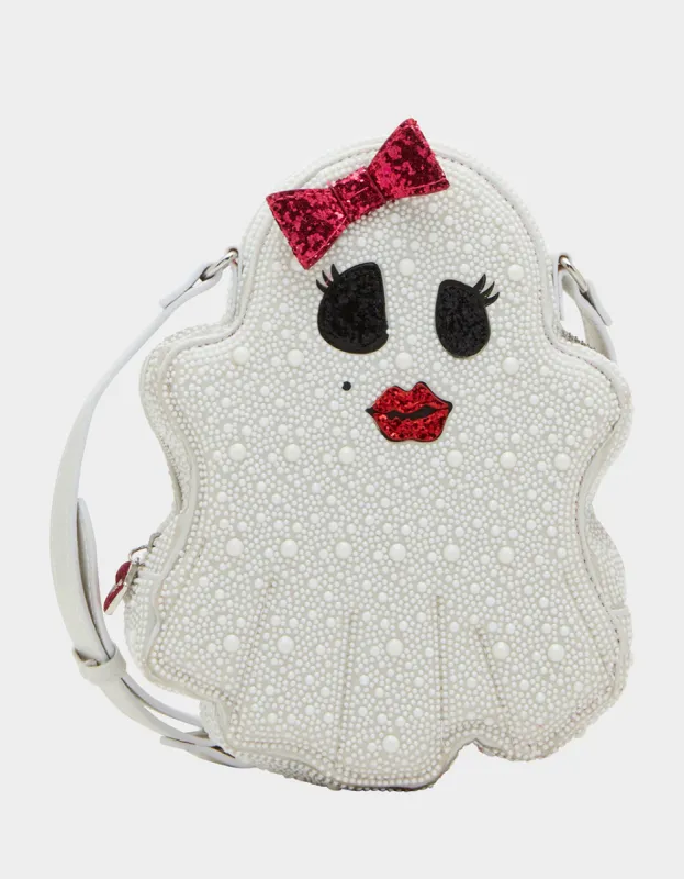 KITSCH BOOTIFUL CROSSBODY WHITE sold by Betsey Johnson