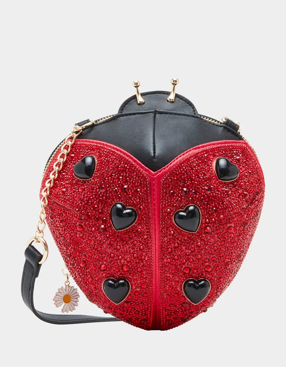 KITSCH LADY IN RED CROSSBODY RED sold by Betsey Johnson