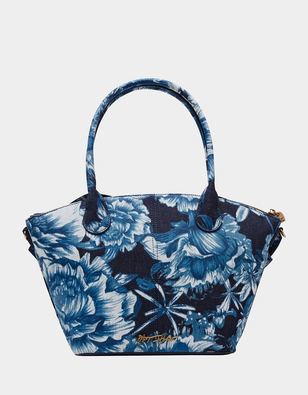 DENIM BOW-NANZA TOTE BLUE sold by Betsey Johnson product image thumbnail 5