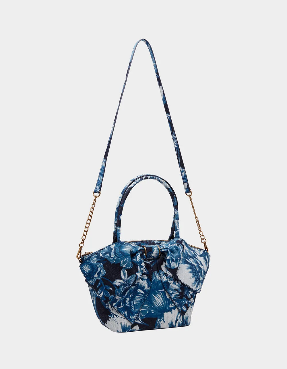 DENIM BOW-NANZA TOTE BLUE sold by Betsey Johnson product image thumbnail 2