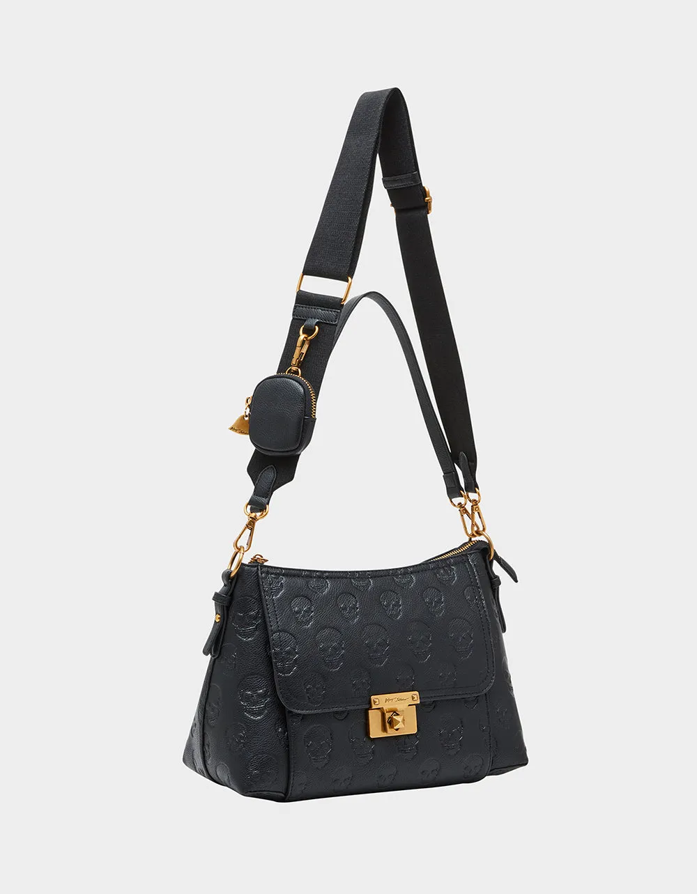 SKULL BOSS SATCHEL BLACK sold by Betsey Johnson product image thumbnail 3