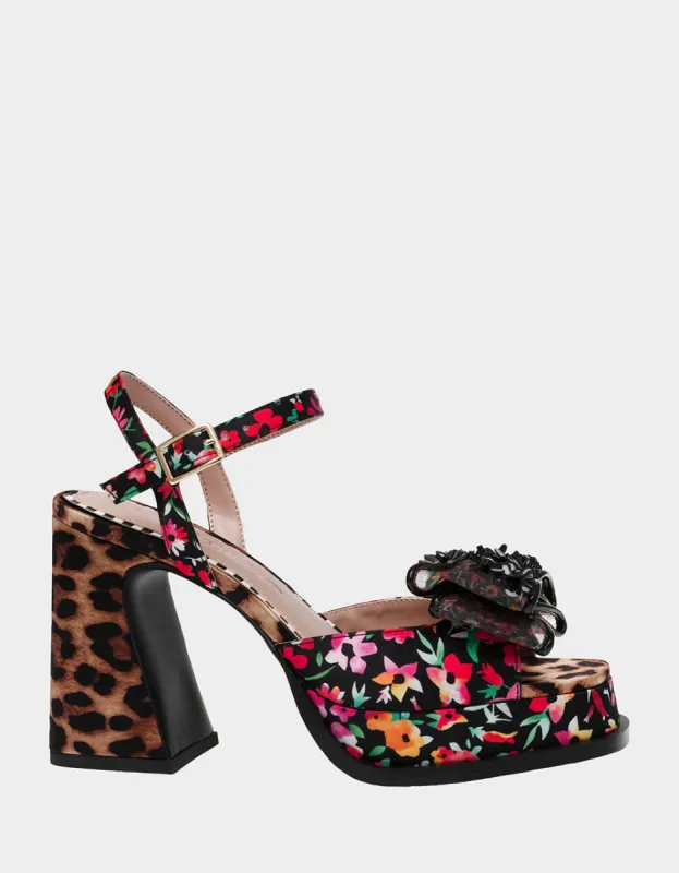 LILIE BLACK DITSY FLORAL sold by Betsey Johnson