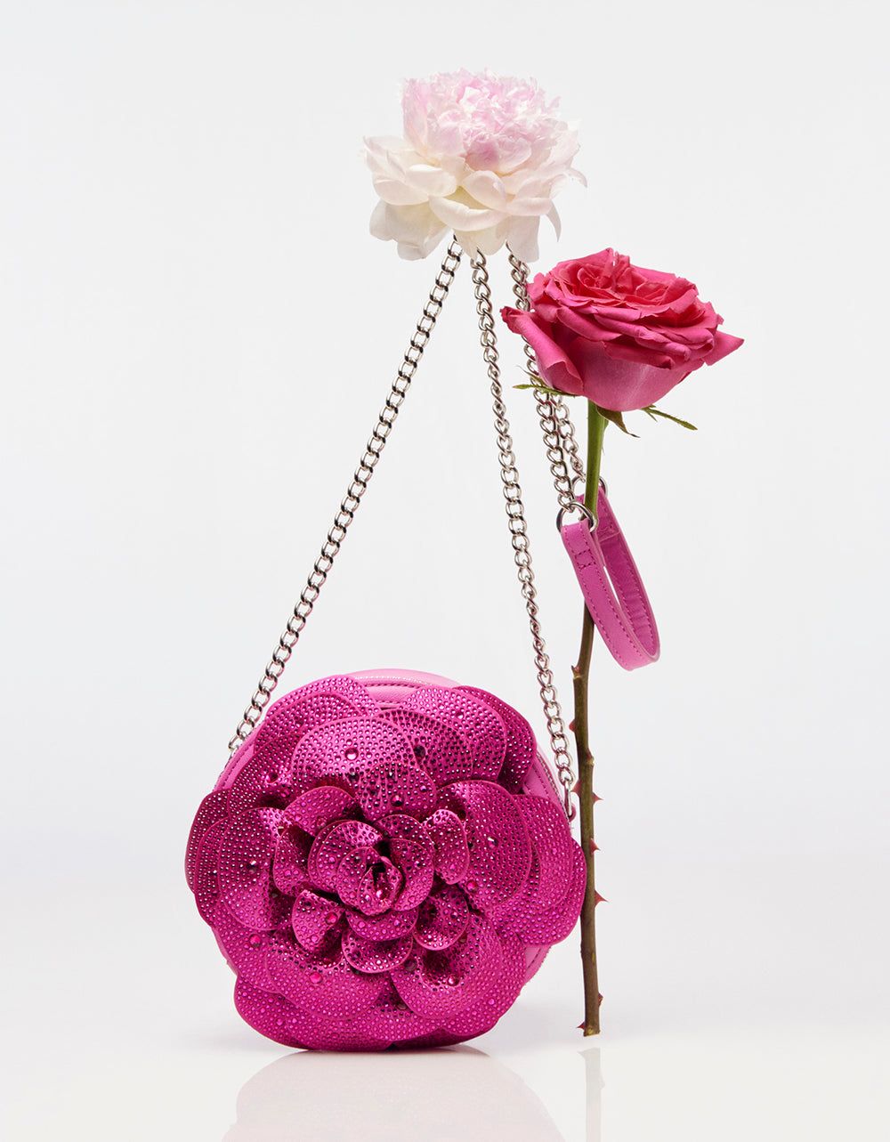 ROSE KNOWS CROSSBODY BAG PINK sold by Betsey Johnson product image thumbnail 2