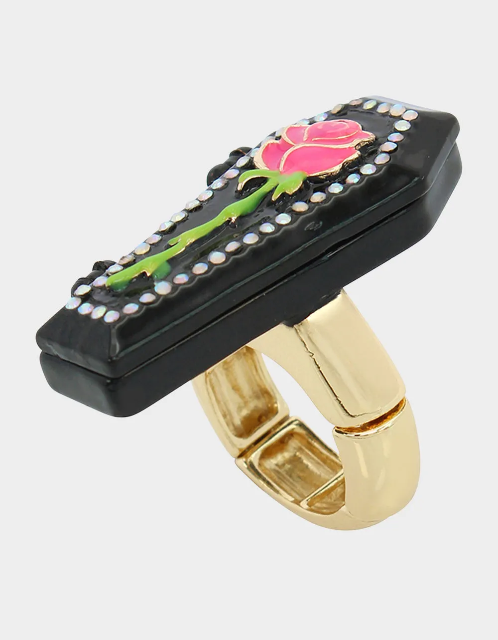 GHOUL FRIENDS COFFIN STRECH RING MULTI sold by Betsey Johnson product image thumbnail 2