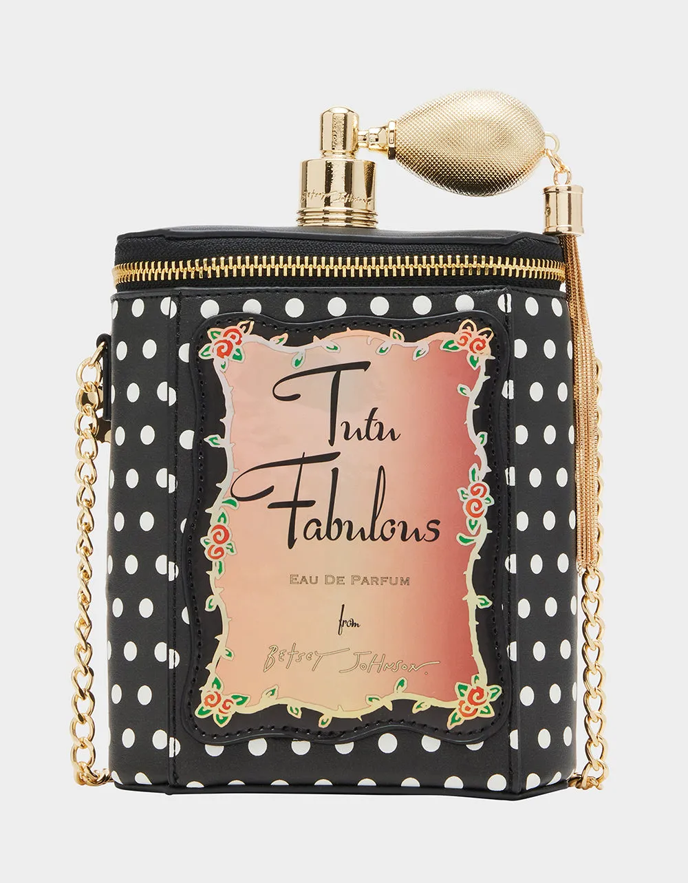 KITSCH SPRITZ CROSSBODY BLACK sold by Betsey Johnson