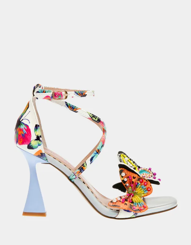 TRUDIE WHITE BUTTERFLY sold by Betsey Johnson