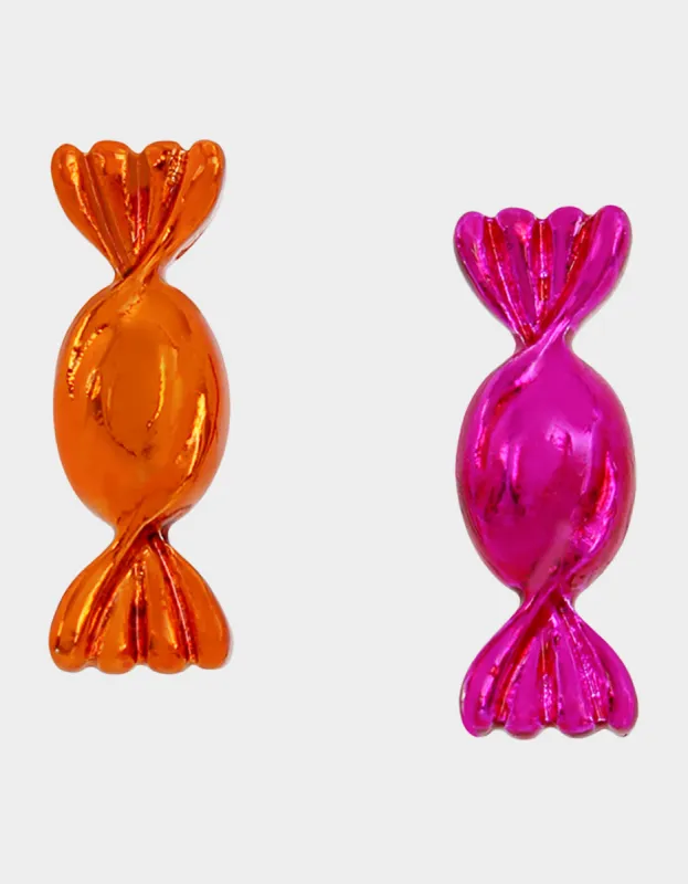 GHOUL FRIENDS CANDY MISMATCH STUD EARRINGS MULTI sold by Betsey Johnson