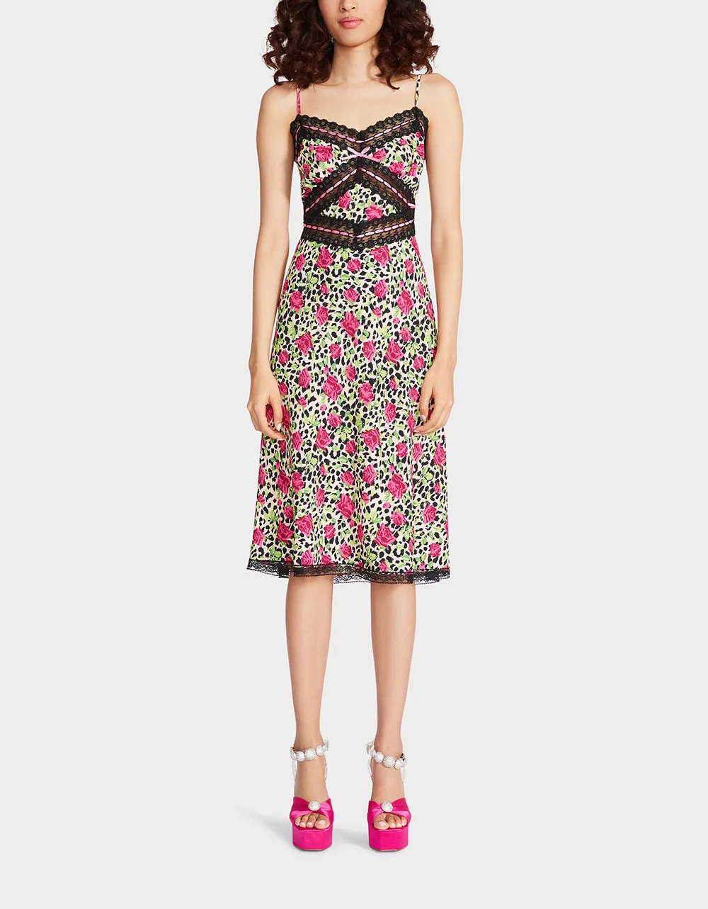 HOLLYWOOD MIDI DRESS MULTI | RE:LUV sold by Betsey Johnson product image thumbnail 4
