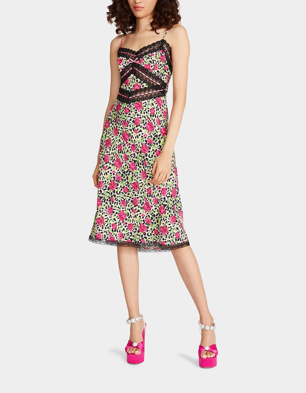HOLLYWOOD MIDI DRESS MULTI | RE:LUV sold by Betsey Johnson product image thumbnail 5