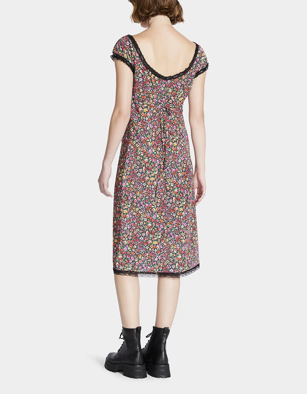 knee length dresses for ladies Women's Betsey's Art Dress in Rainbow | Size Small main image 0