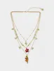 HOLA TO LOVE ILLUSION NECKLACE MULTI sold by Betsey Johnson