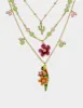 HOLA TO LOVE ILLUSION NECKLACE MULTI sold by Betsey Johnson