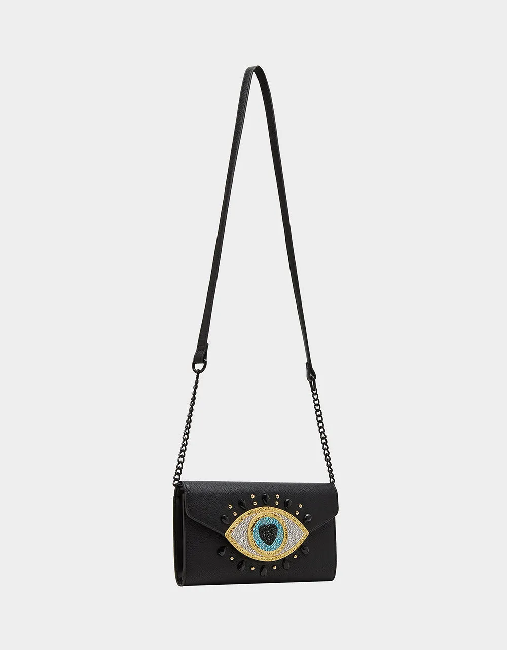 EVIL EYE WALLET ON A CHAIN BLACK sold by Betsey Johnson product image thumbnail 2