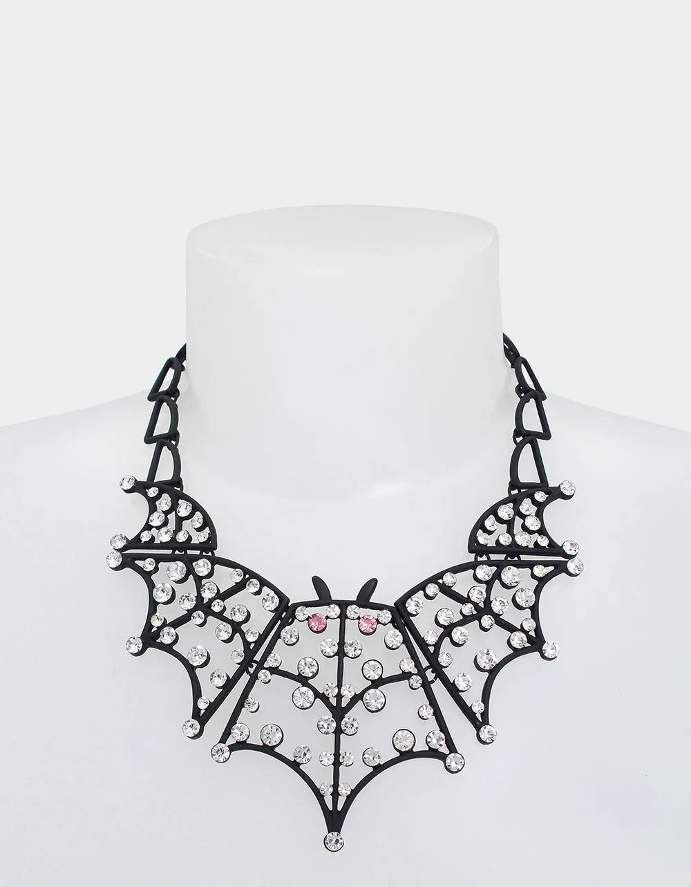 FLY BY NIGHT BAT BIB RHINESTONE sold by Betsey Johnson product image thumbnail 3