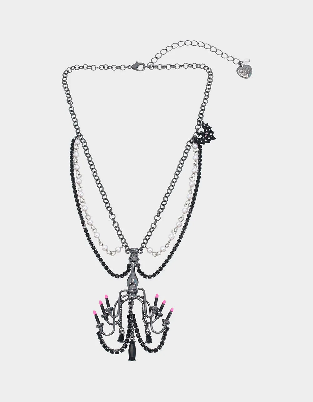 FLY BY NIGHT CHANDELIER PENDANT PINK sold by Betsey Johnson