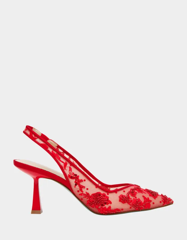 NIKKI RED sold by Betsey Johnson